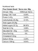 Pina Colada Greek Yogurt