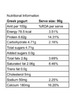 Natural Greek Yogurt