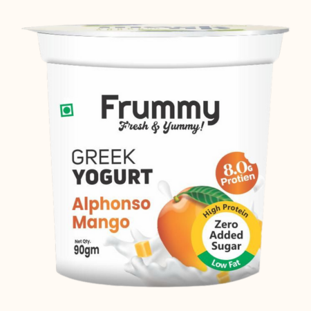 Alphonso Mango Greek Yogurt (Zero Added Sugar )