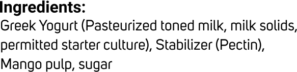 Alphonso Mango Greek Yogurt